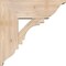 Ekena Millwork Merced Traditional Smooth Bracket w/ Offset Brace, Douglas Fir, 7 1/2"W x 20"D x 20"H BKT0806X20X20MRC01SDF - alternate 3